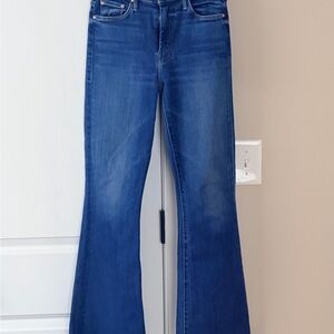 MOTHER Classic Blue Flare Jeans